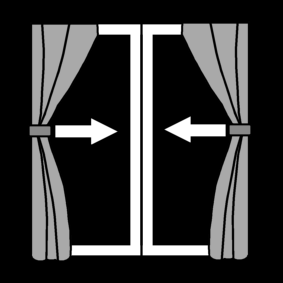 close the curtains